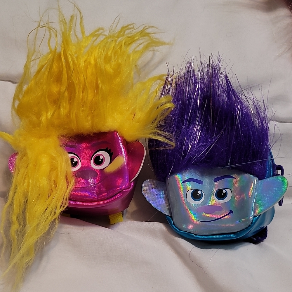 Trolls Hair Accessories - Yellow and Purple